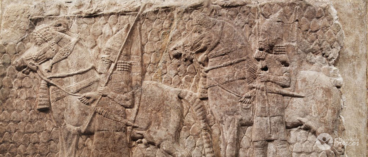 Sennacherib with the army of Assyria