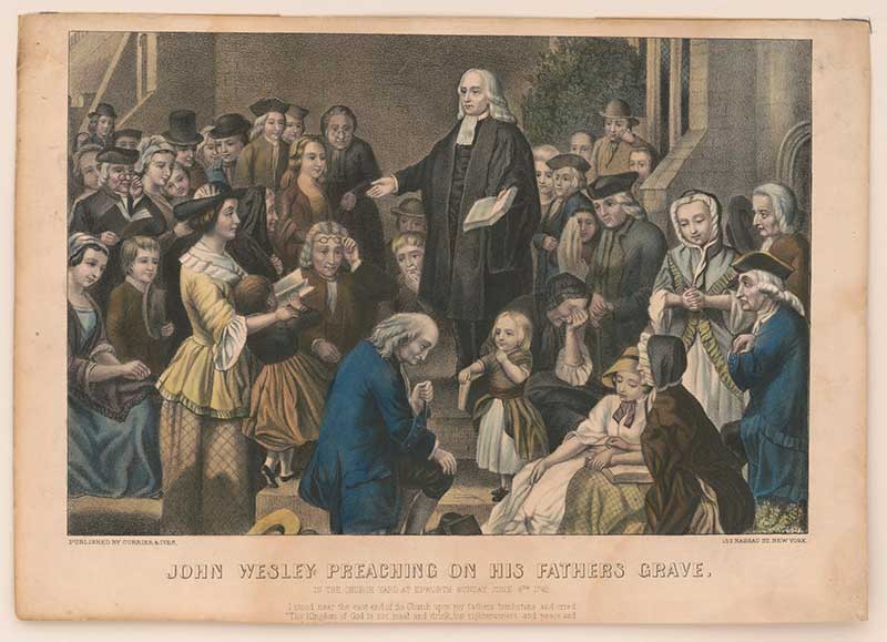 John Wesley preaching in the open air