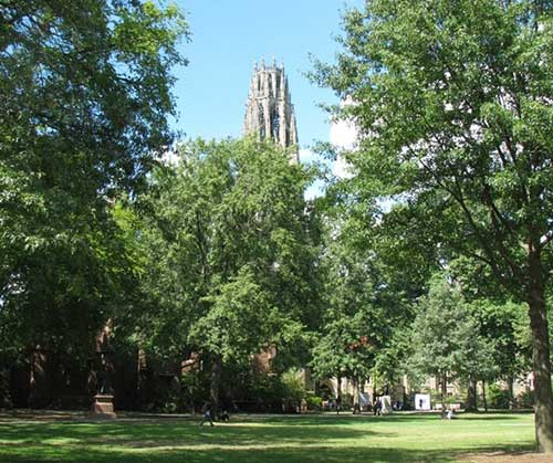 Yale’s Old Campus and Harkness Tower